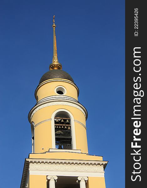 Dome of the orthodox church built in seventeenth century in Moscow. Dome of the orthodox church built in seventeenth century in Moscow
