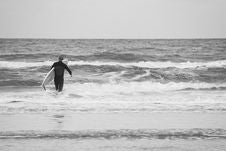 Gray Surf Day Royalty Free Stock Photos Gray Surf Day Royalty Free Stock Photos