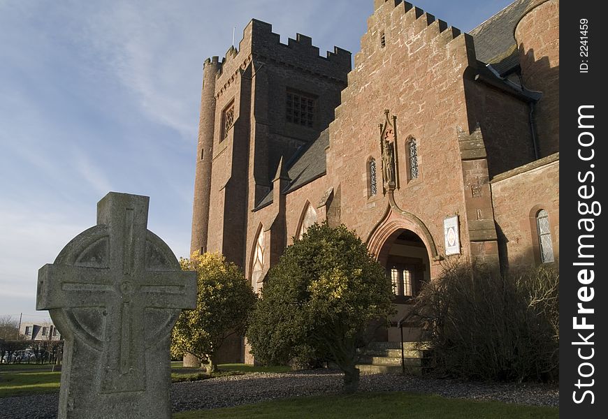 Image of a church at Kerri Muir in Scotland. Image of a church at Kerri Muir in Scotland