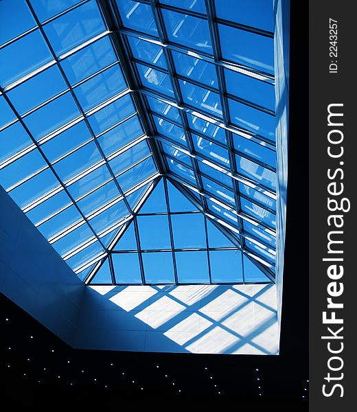 Modern architecture of large business conference center. Modern architecture of large business conference center