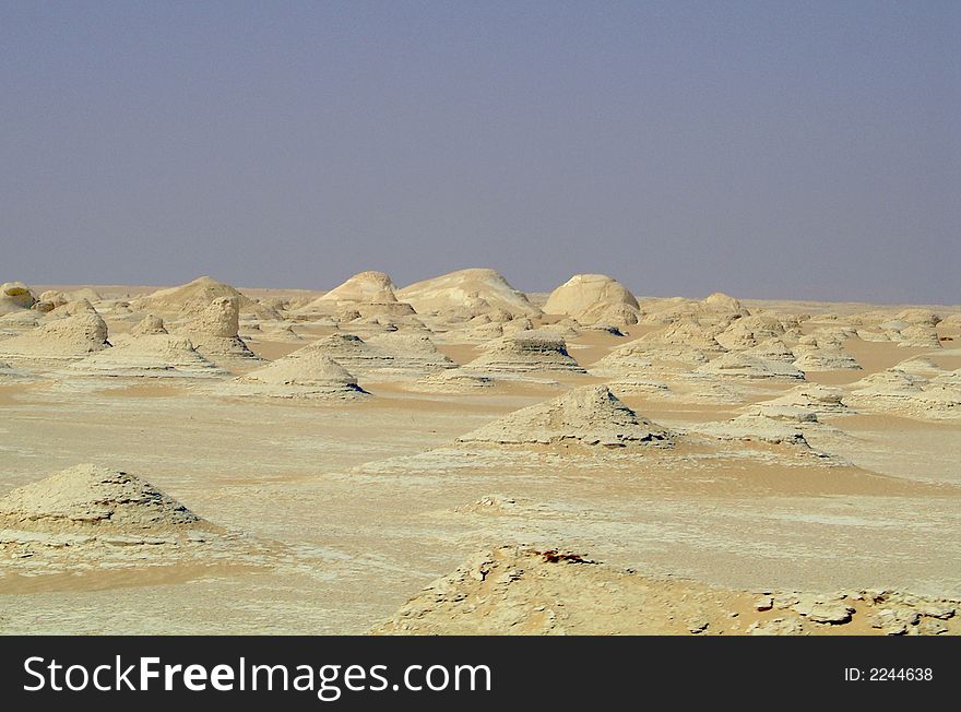 The beatifful White desert in Egypt