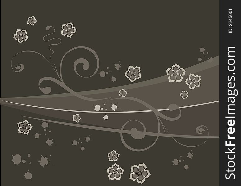 Floral texture. Illustration can be used for different purposes