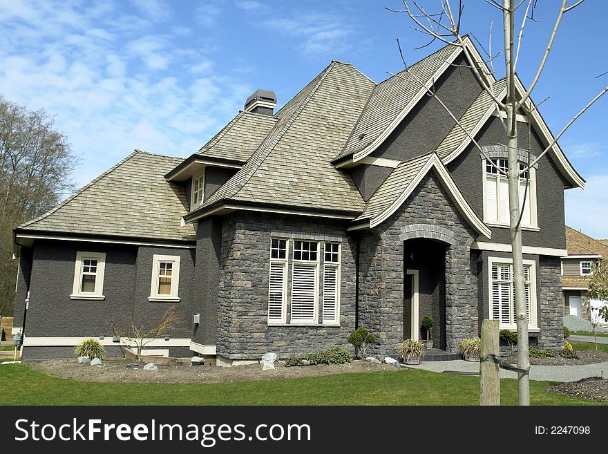 Large new home built in White Rock, British Columbia
