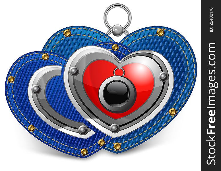 Two Jewelry Hearts