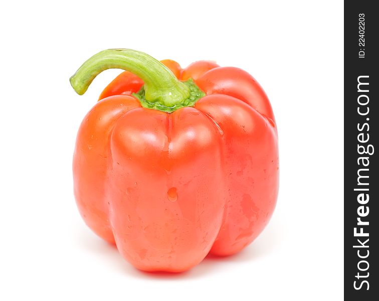 Red bell pepper vegetarian vegetable organic paprika