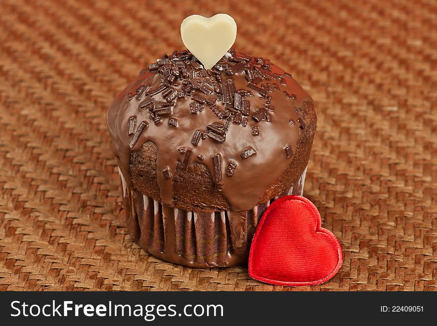 Valentine muffin