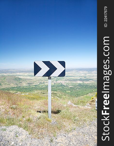 Rural road at Gredos mountains in Avila Spain. Rural road at Gredos mountains in Avila Spain