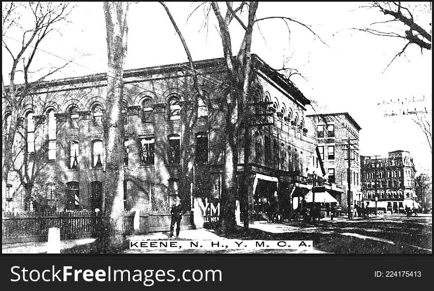 TITLE
YMCA Building in Keene NH 

CREATOR

SUBJECT
Buildings - NH - Keene
Gymnasiums - NH - Keene

DESCRIPTION
Photograph of the &#x28;old&#x29; YMCA building in Keene New Hampshire, located on West Street at the site of the old Richardson Tavern. The building was erected in 1893 and membership totaled nearly 300 with an active program of events. The building was demolished in 1961. The Ashuelot National Bank was erected on this site in 1961-62.

PUBLISHER
Keene Public Library

DATE DIGITAL
20071015

DATE ORIGINAL

RESOURCE TYPE
photographic postcards

FORMAT
image/jpg

RESOURCE IDENTIFIER
hsykbdg018

RIGHTS MANAGMENT
No known restriction on publication.