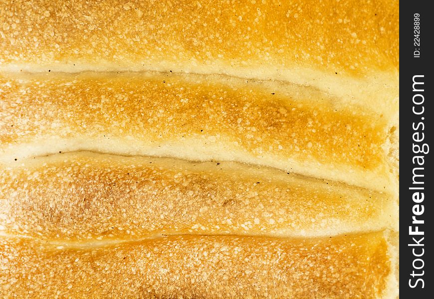Close up on the bread
