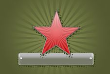 Red Star Royalty Free Stock Photo