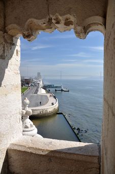 Belem Tower View Royalty Free Stock Photo Belem Tower View Royalty Free Stock Photo
