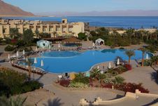 Hotel On The Red Sea Shore Royalty Free Stock Photography Hotel On The Red Sea Shore Royalty Free Stock Photography