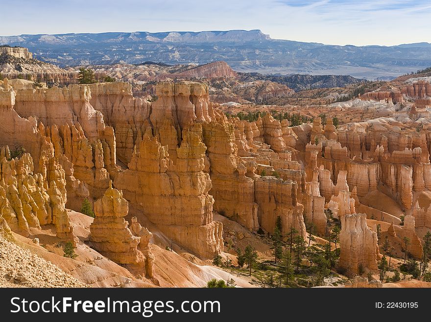 Hoodoos in Bryce Canyon National Park. Utah, USA. Hoodoos in Bryce Canyon National Park. Utah, USA