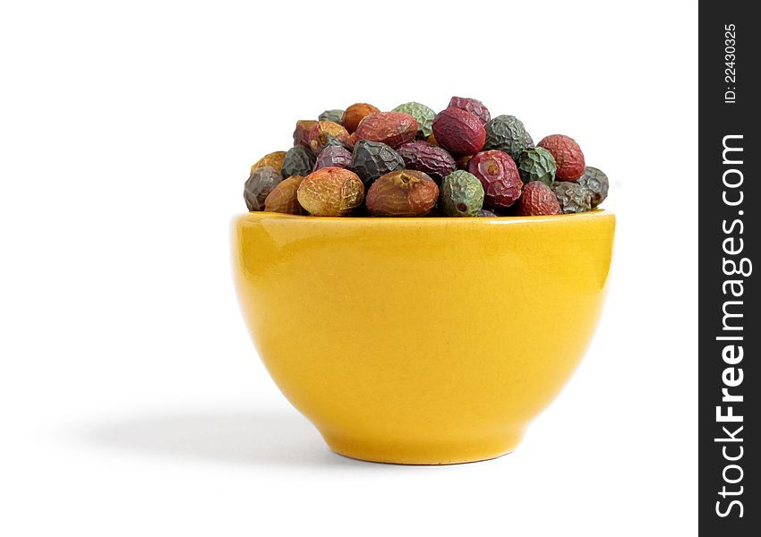 Pistacia atlantica in ceramic bowl