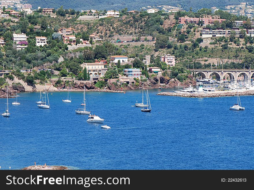 High Speed boats and ships on French Riviera