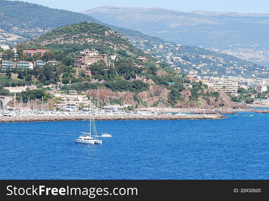 High Speed boats and ships on French Riviera