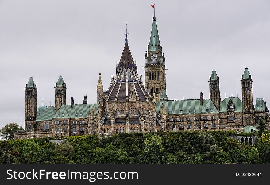 Parliament Hill in Ottawa Canada