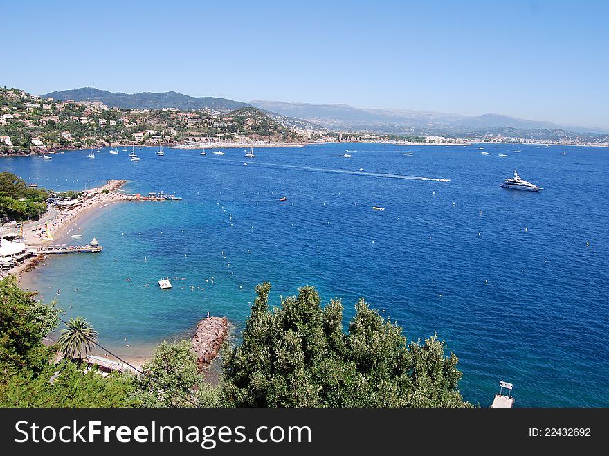 High Speed boats and ships on French Riviera