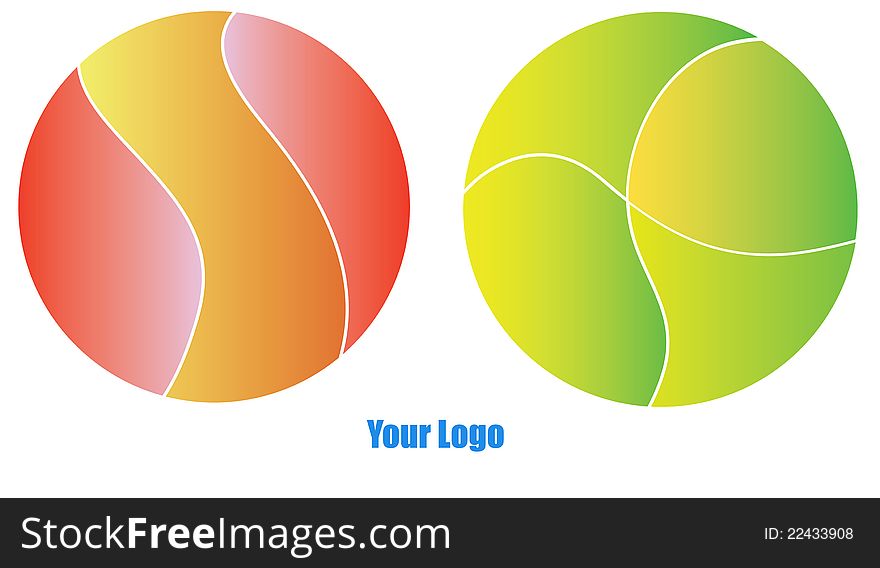 Company logos design on white background