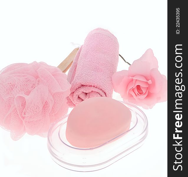 Pink Skin Products and Soap