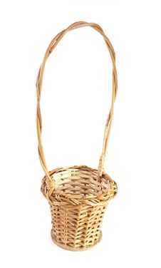 Empty Brown Wicker Basket Stock Images Empty Brown Wicker Basket Stock Images