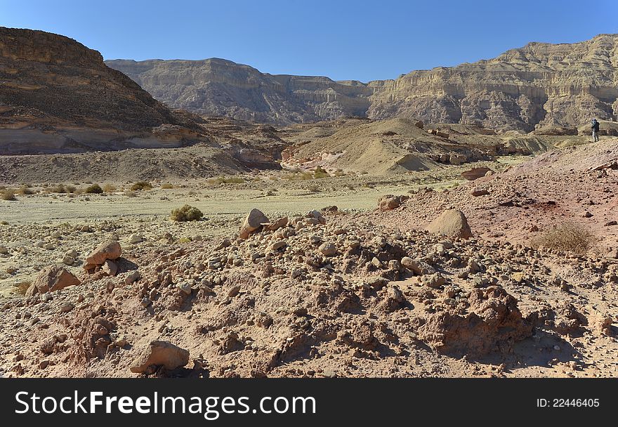 View On Canyon Of Timna Park, Israel