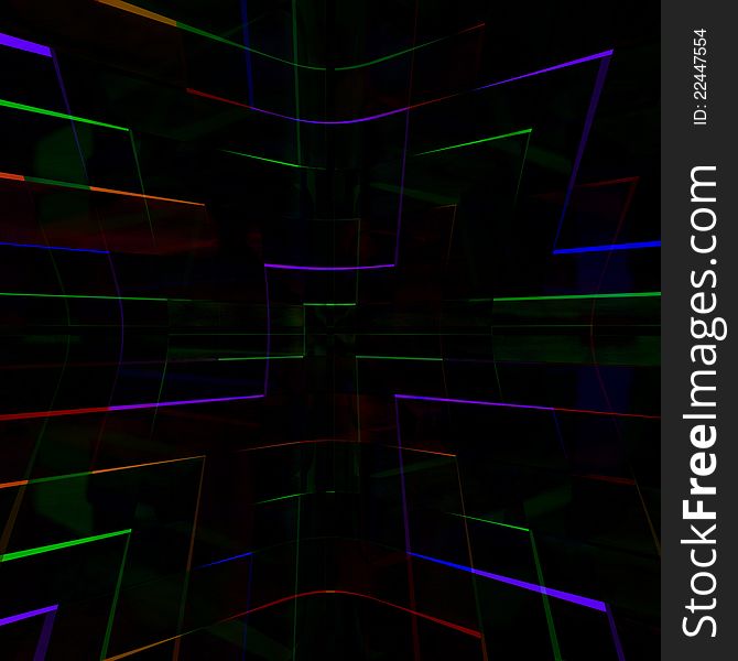 Colorful abstract background - 3D Render by me. Colorful abstract background - 3D Render by me