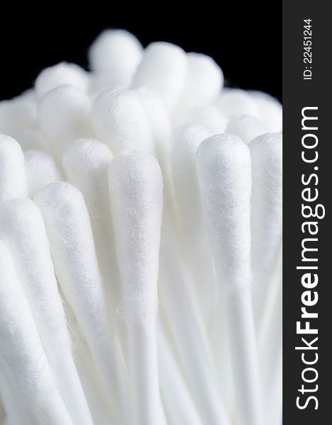 White Cotton Buds (Cotton Swabs or Ear Buds)