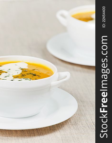 Fresh Pumpkin Soup