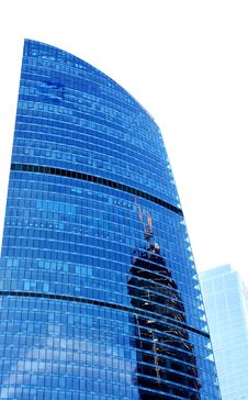 Reflection At The Building In Moscow City Stock Photography Reflection At The Building In Moscow City Stock Photography