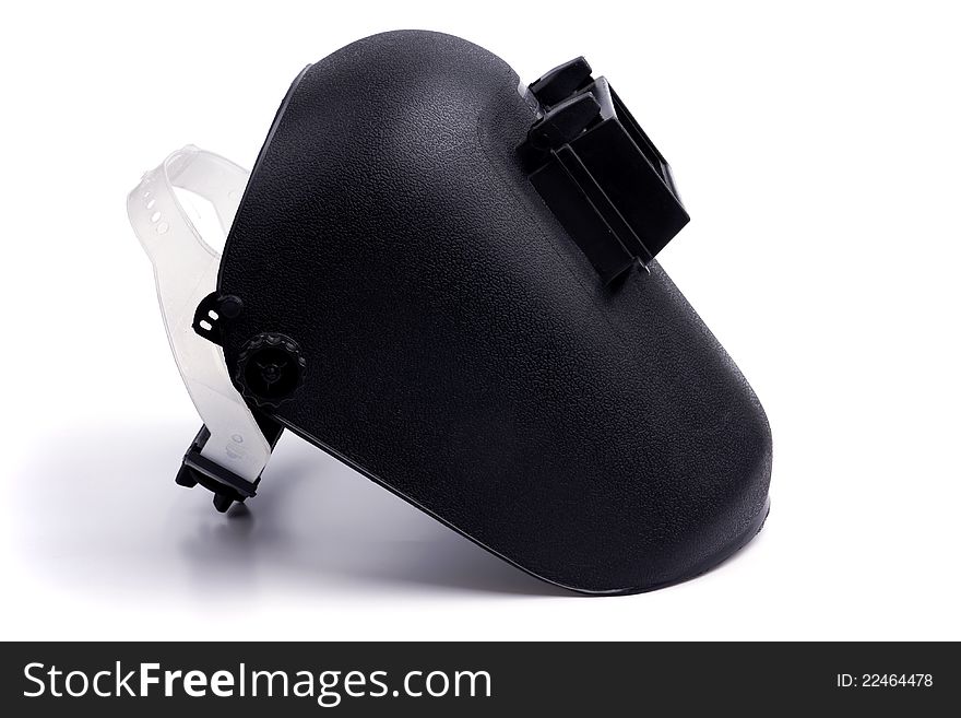 Welder mask on white background.