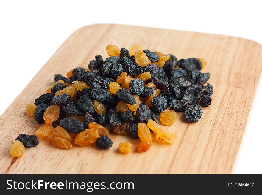 A Bunch Of Blue And Yellow Raisins