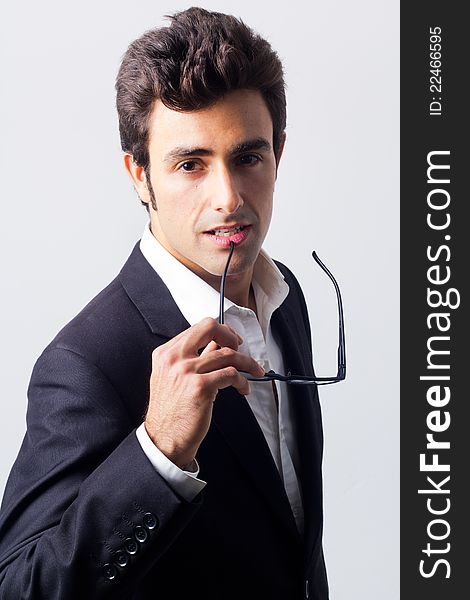 Portrait Of Attractive Businessman