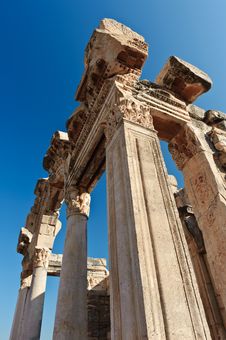 Ruins Of Ancient Ephesus Royalty Free Stock Image Ruins Of Ancient Ephesus Royalty Free Stock Image