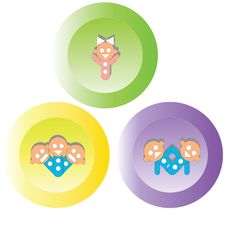Baby Signs Stock Photo