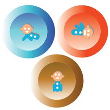 Baby Signs Royalty Free Stock Images