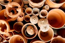 Clay Pottery Royalty Free Stock Photography Clay Pottery Royalty Free Stock Photography