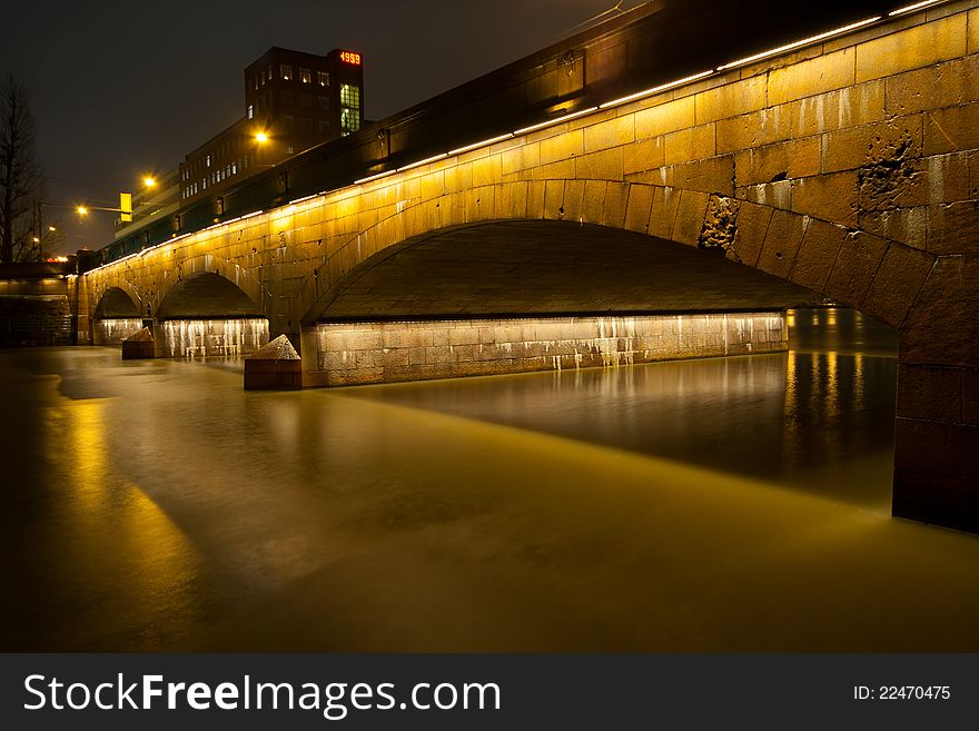 Bridge In Night