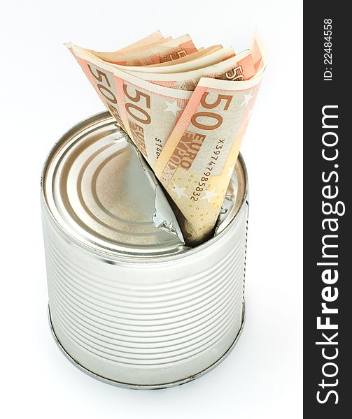 Tin can to conserve cash