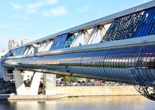 Bagration Bridge In Moscow Royalty Free Stock Images Bagration Bridge In Moscow Royalty Free Stock Images