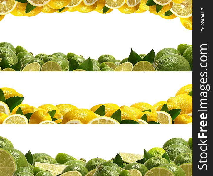 Lime and lemon