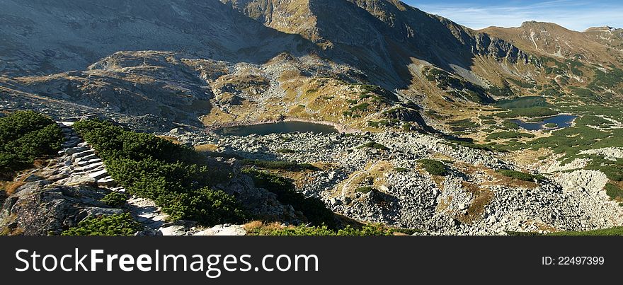 The niec view in Tatra mountains - Poland.