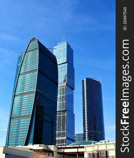 Buildings Of The Area Moscow City