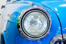Headlight Of Vintage Car Stock Photos