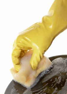 Hand In Rubber Glove 15 Stock Photos