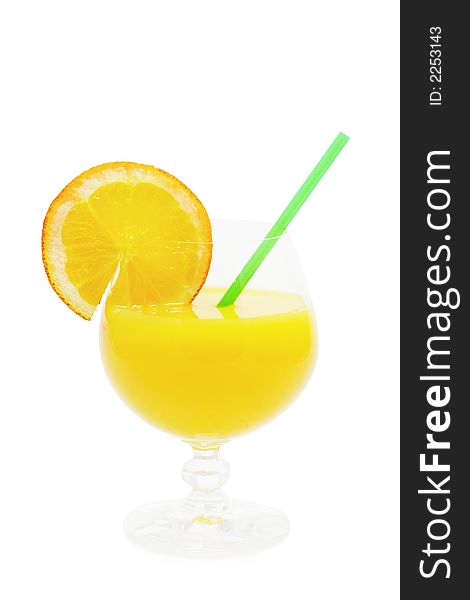 Orange Cocktail (isolated)