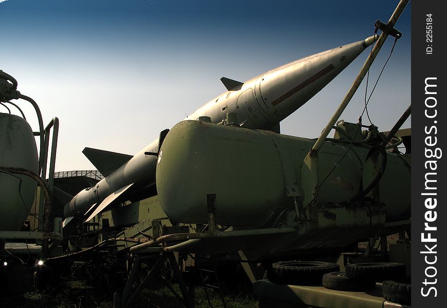Aircraft missile of the soviet war plane
