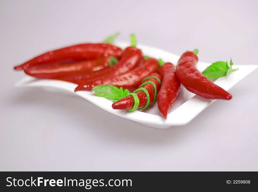 Red chili with oregano