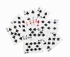 Game Cards Royalty Free Stock Photography
