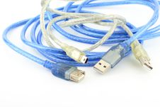 Various USB Cable, Ready To Use Stock Photos